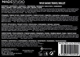 Make-up Palette - Magic Studio Wild Safari Makeup Set Travel Wallet — Bild N3