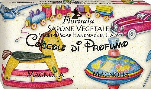 Handgemachte Naturseife für Kinder mit Magnolie - Florinda Sapone Vegetale Magnolia Vegetal Soap Handmade — Bild N1