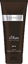 Düfte, Parfümerie und Kosmetik S.Oliver Superior Men - 2in1 Duschgel und Shampoo für Männer