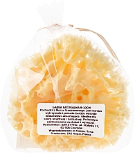 Natürlicher Meerschwamm für empfindliche Haut 9-10 cm - Najel Natural Sponge — Bild N2