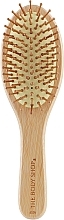 Haarbürste oval - The Body Shop Oval Bamboo Pin Hairbrush — Bild N1