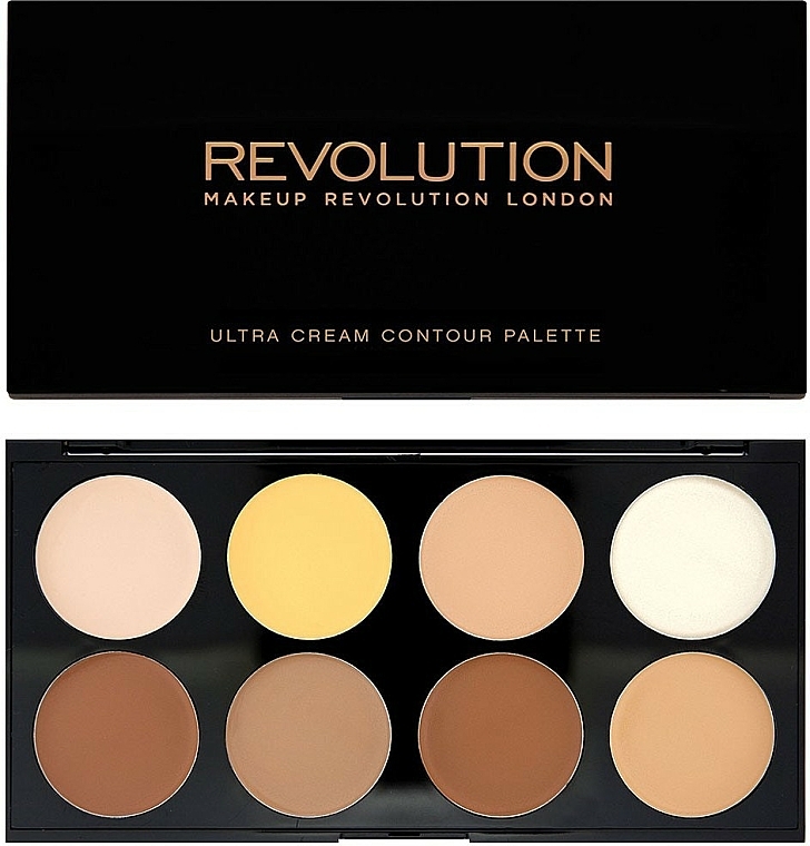 Highlighter-Palette - Makeup Revolution Ultra Cream Contour Palette — Bild N1