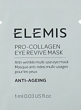 Düfte, Parfümerie und Kosmetik Creme-Maske für die Augen gegen Falten - Elemis Pro-Collagen Eye Revive Mask (Probe) 