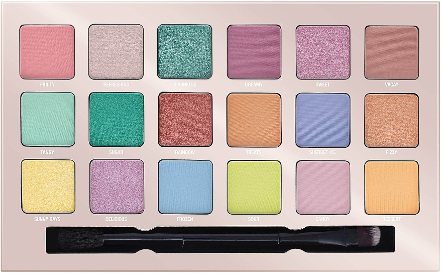 Lidschatten-Palette - W7 Sherbet Pop! Pressed Pigment Palette  — Bild N1