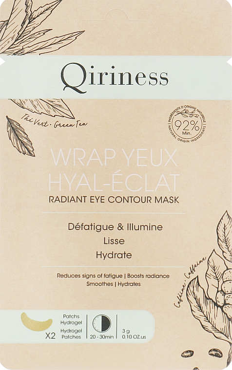 Augenkonturmaske - Qiriness Radiant Eye Contour Mask — Bild N1