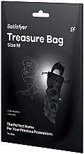 Aufbewahrungstasche für erotisches Spielzeug schwarz Size M - Satisfyer Treasure Bag Black — Bild N1