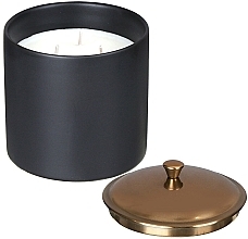 Duftkerze Bergamotte und Mahagoni 3 Dochte - Paddywax Hygge Ceramic Candle Black Bergamot & Mahogony — Bild N2