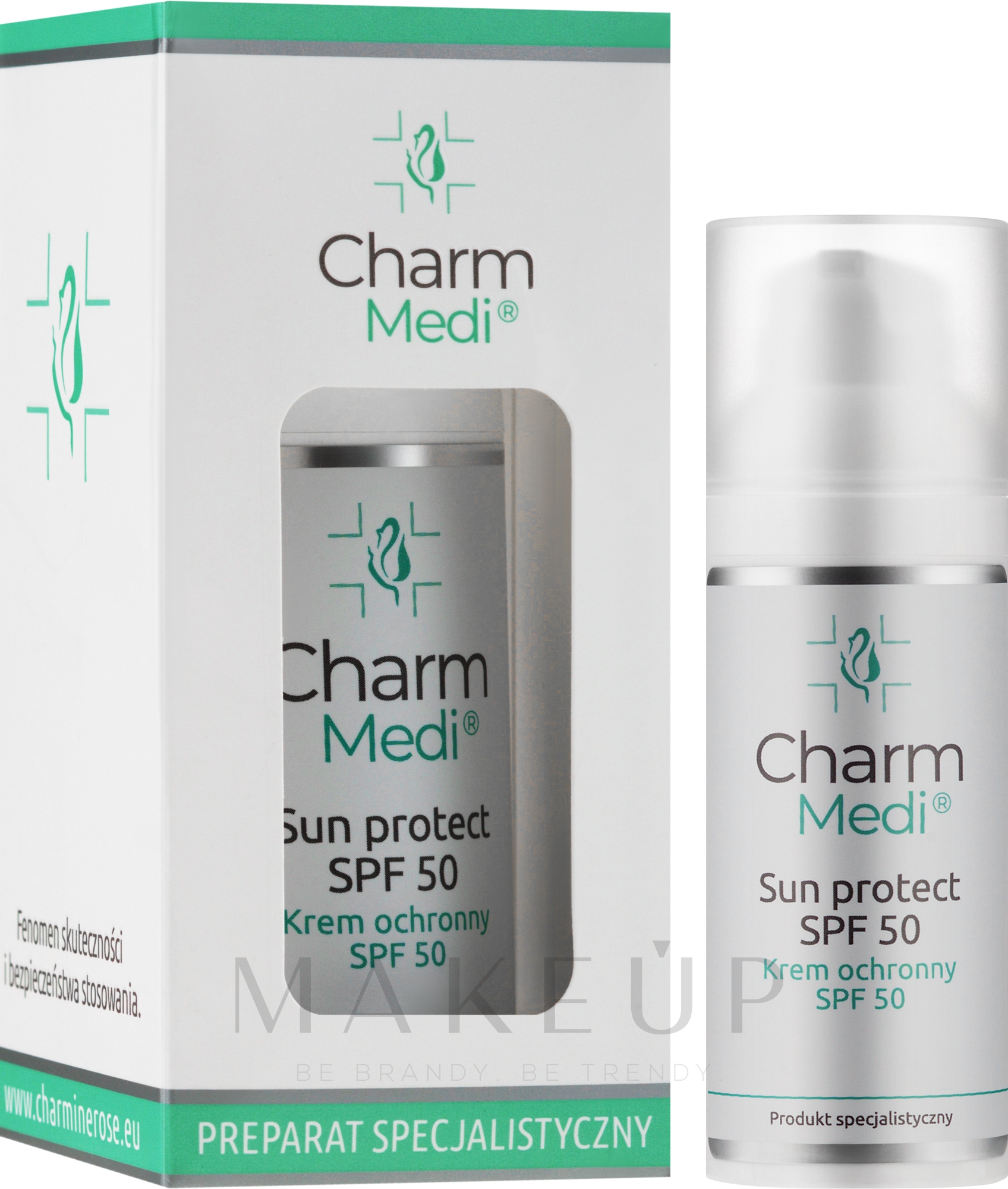 Sonnenschutzcreme für das Gesicht SPF 50 - Charmine Rose Charm Medi Sun Protect SPF50 — Bild 50 ml