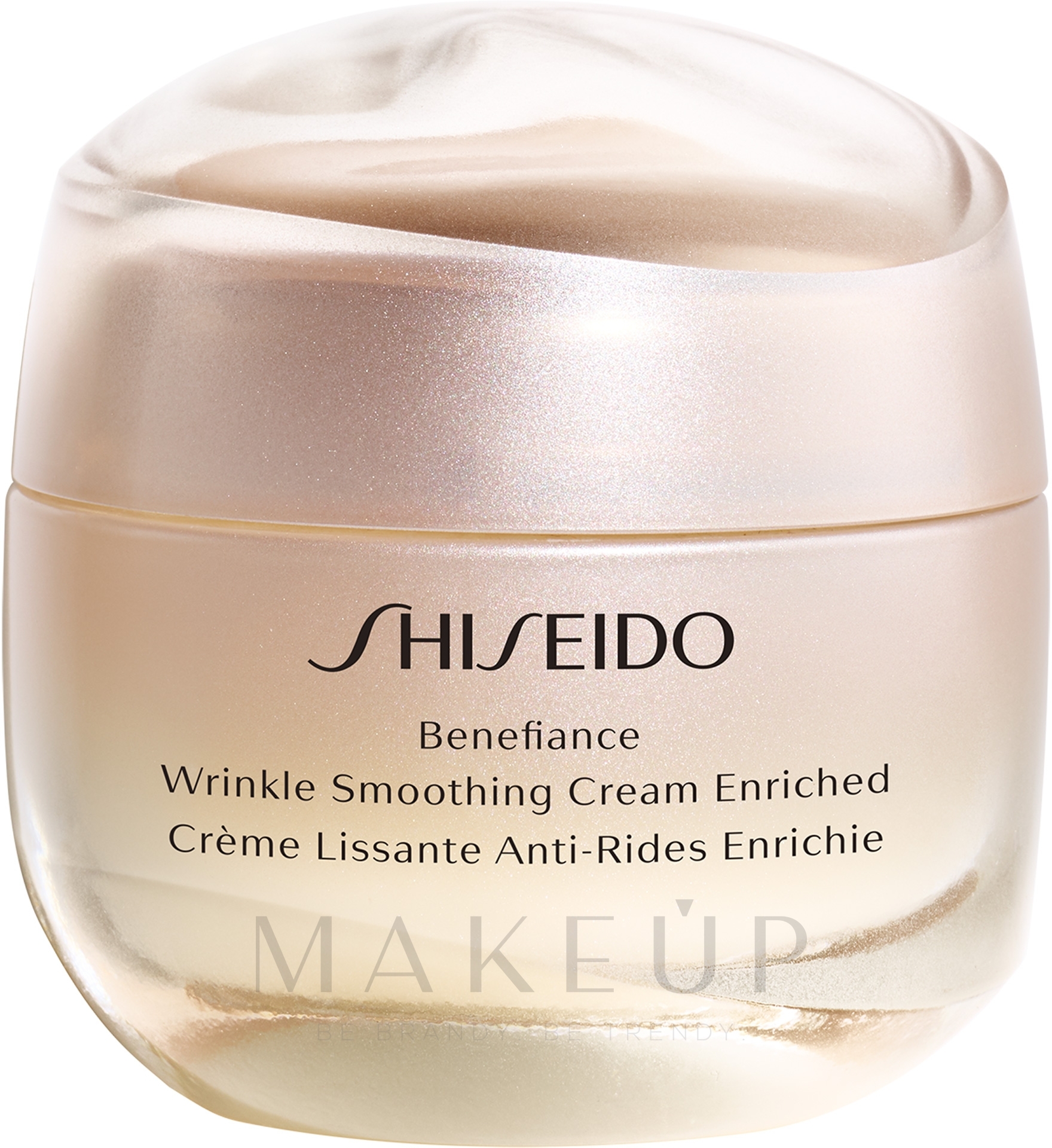 Nährende, glättende und feuchtigkeitsspendende Anti-Falten Gesichtscreme - Shiseido Benefiance Wrinkle Smoothing Cream Enriched — Bild 50 ml