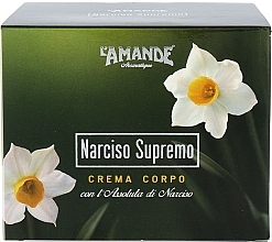 L'Amande Narciso Supremo - Pflegende Körpercreme mit Tamanu-Öl, Vitamin E, Macadamia-Öl, Kakaobutter und Narzissenduft — Bild N3