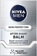 NIVEA MEN Silver Protect (Rasierschaum 200ml + After Shave Balsam 100ml + Deo Roll-on 50ml + Duschgel 250ml) - Körperpflegeset — Bild N5