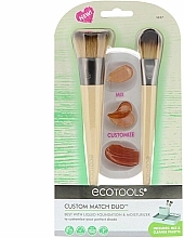 Düfte, Parfümerie und Kosmetik Make-up Pinselset 3-tlg. - Eco Tools Custom Match Duo