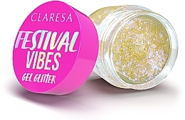 Claresa Festival Vibes  - Glitter für Gesicht und Körper  — Bild N1