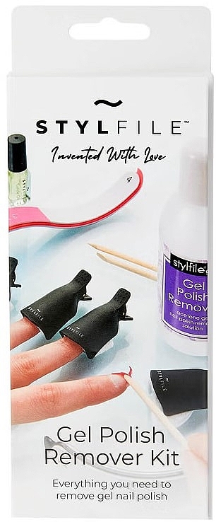 Gel-Lack-Entferner-Set - Stylideas Stylfile Gel Polish Remover Kit  — Bild N1