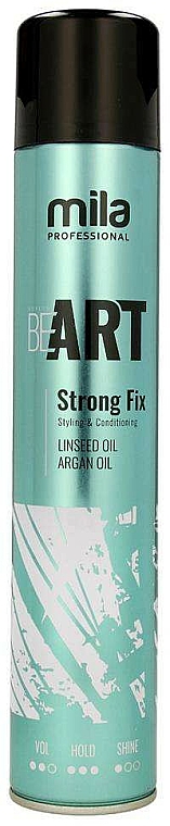 Haarlack - Mila Professional BeART Strong Fix Hair Spray Extra Strong — Bild N1