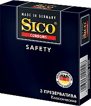 Kondomen Safety klassisch 3 St. - Sico — Bild N1