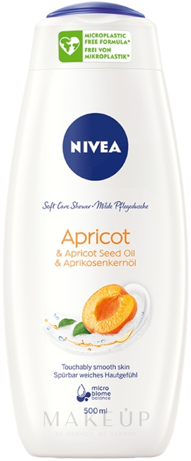 Pflegendes Duschgel mit Marillenkernöl und Marillenblütenduft - Nivea Blossom Up Apricot Shower Gel — Bild 500 ml