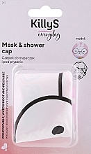 Düfte, Parfümerie und Kosmetik Duschhaube Kaninchen weiß-rosa - Killys Mask & Shower Cap