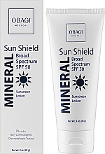 Sonnenschutzcreme auf Mineralbasis - Obagi Medical Sun Shield Mineral Broad Spectrum SPF 50 — Bild N2