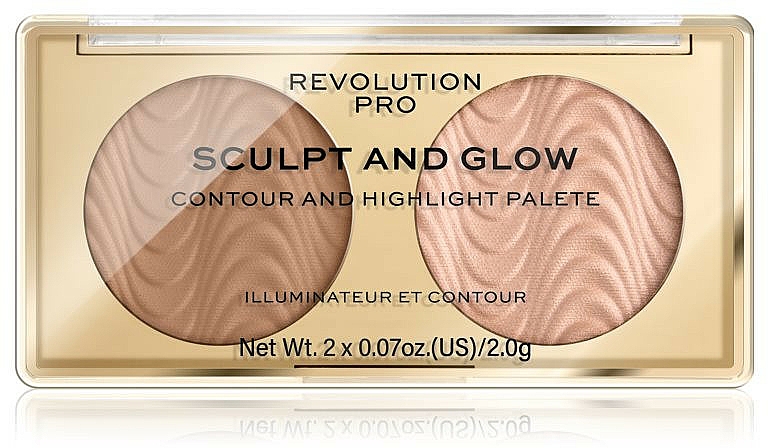 Konturier- und Highlighter-Palette - Makeup Revolution Pro Sculpt And Glow — Bild N1