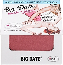 GESCHENK! Gesichtsrouge - theBalm Big Date Blush  — Bild N2
