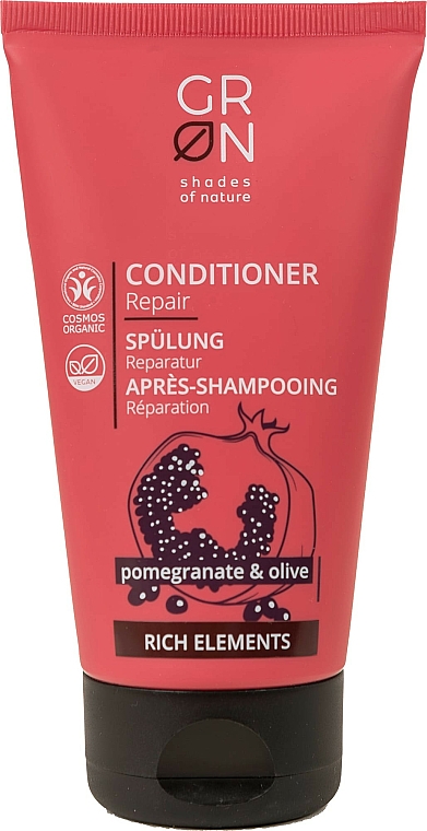 Regenerierende Haarspülung mit Granatapfel und Olive - GRN Rich Elements Pomegranate & Olive Conditioner — Bild N1