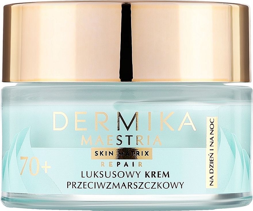 Luxuriöse Anti-Falten-Creme für Tag und Nacht für reife Haut 70+ - Dermika Maestria Skin Matrix — Bild N1
