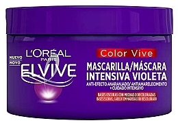 Haarmaske gegen Gelbstich - L’Oreal Paris Elseve Color-Vive Purple Mask — Bild N4