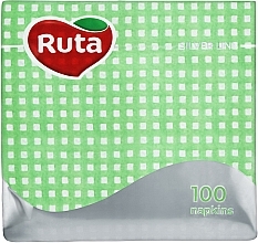 Papierservietten 24x24 cm 100 St. grün - Ruta — Bild N1