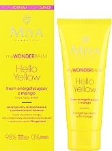 Düfte, Parfümerie und Kosmetik Energiecreme mit Mango - Miya Cosmetics My Wonder Balm Hello Yello