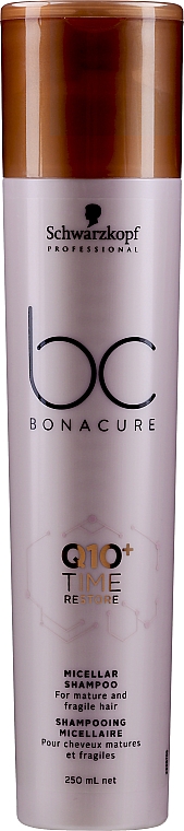 Aufbauendes Shampoo für reifes Haar - Schwarzkopf Professional BC Bonacure Time Restore Q10 Plus Shampoo — Bild N1