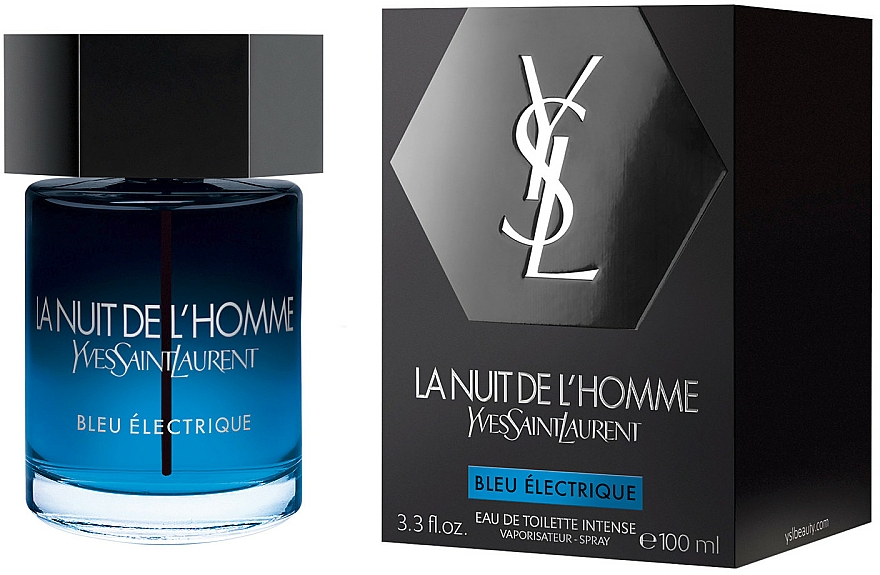 Yves Saint Laurent La Nuit de L'Homme Bleu Electrique - Eau de Toilette — Bild N2