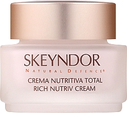 Reichhaltige Pflegecreme für das Gesicht - Skeyndor Natural Defence Rich Nutriv Cream — Bild N1