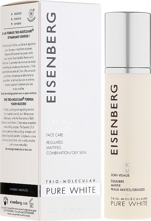 Klärende Gesichtsemulsion mit Gänseblümchen-Extrakt und Vitamin C - Jose Eisenberg Purifying Emulsion — Bild N1