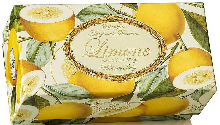 Naturseifen Geschenkset 6 St. - Saponificio Artigianale Fiorentino Lemon (6x50g) — Bild N1