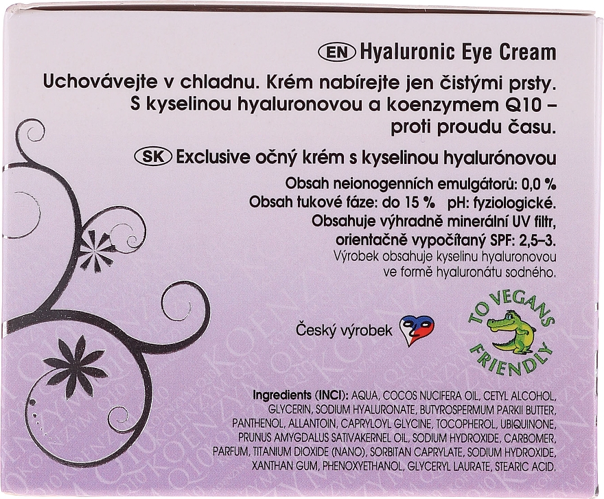 Augencreme - Bione Cosmetics Exclusive Organic Eye Cream With Q10 — Foto N2