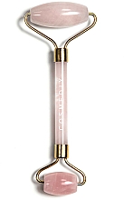 Düfte, Parfümerie und Kosmetik Massageroller aus Rosenquarz - Cosmedix Rose Quartz Crystal Facial Roller