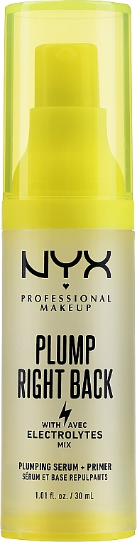 Primer-Serum mit Hyaluronsäure, Vitamin E und Provitamin B5 - NYX Professional Makeup Plump Right Back — Bild N2