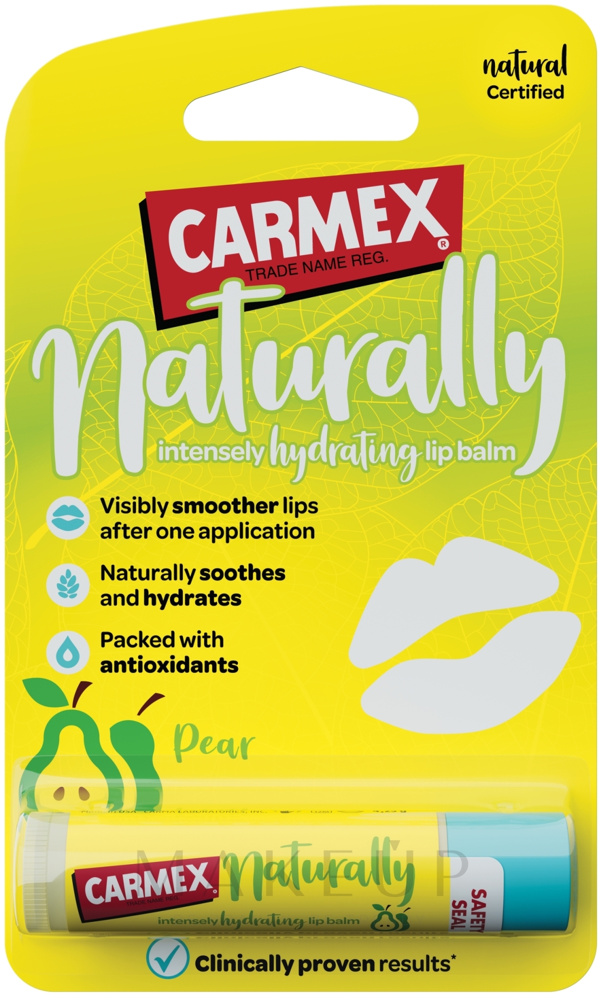 Lippenbalsam Birne - Carmex Naturally Lip Balm Pear — Bild 4.25 g
