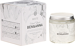 Düfte, Parfümerie und Kosmetik Natürliche weiße Zahnpasta - Ben & Anna Natural White Toothpaste