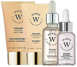 Düfte, Parfümerie und Kosmetik Set - Warda Skin Lifter Boost Collagen (f/cr/50ml + gel/ser/30ml + oil/ser/30ml + eye/ser/15ml)