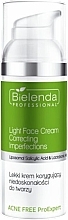 Creme mit Säuren gegen Unvollkommenheiten - Bielenda Professional Acne Free Pro Expert Light Face Cream Correcting Imperfections  — Bild N1