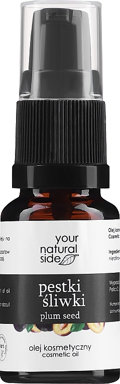 Pflaumenkernöl mit Spender - Your Natural Side Precious Oils Plum Seed Oil — Bild N1