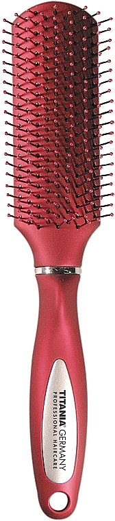 Haarbürste 24 cm rot - Titania Salon Professional