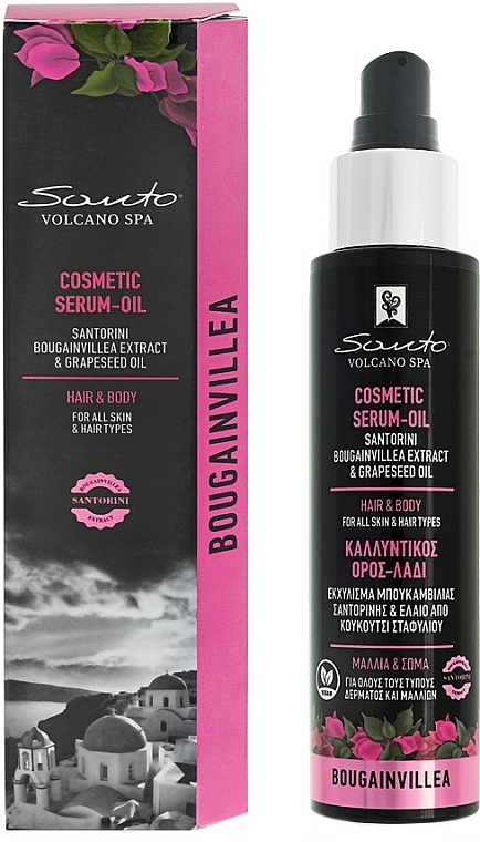 Körper- und Haaröl - Santo Volcano Spa Bougainvillea Cosmetic Serum-Oil For Hair And Body  — Bild N1