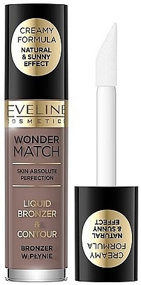 Bronzer - Eveline Cosmetics Wonder Match Liquid Bronzer Contour — Bild N1