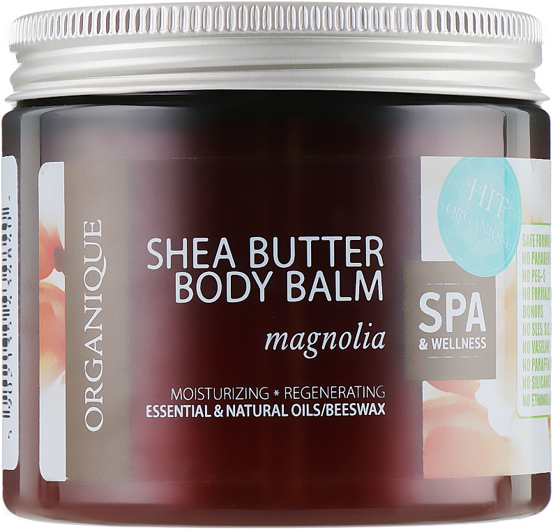 Feuchtigkeitsspendender und regenerirender Körperbalsam Magnolie - Organique Shea Butter Body Balm Magnolia  — Bild N3