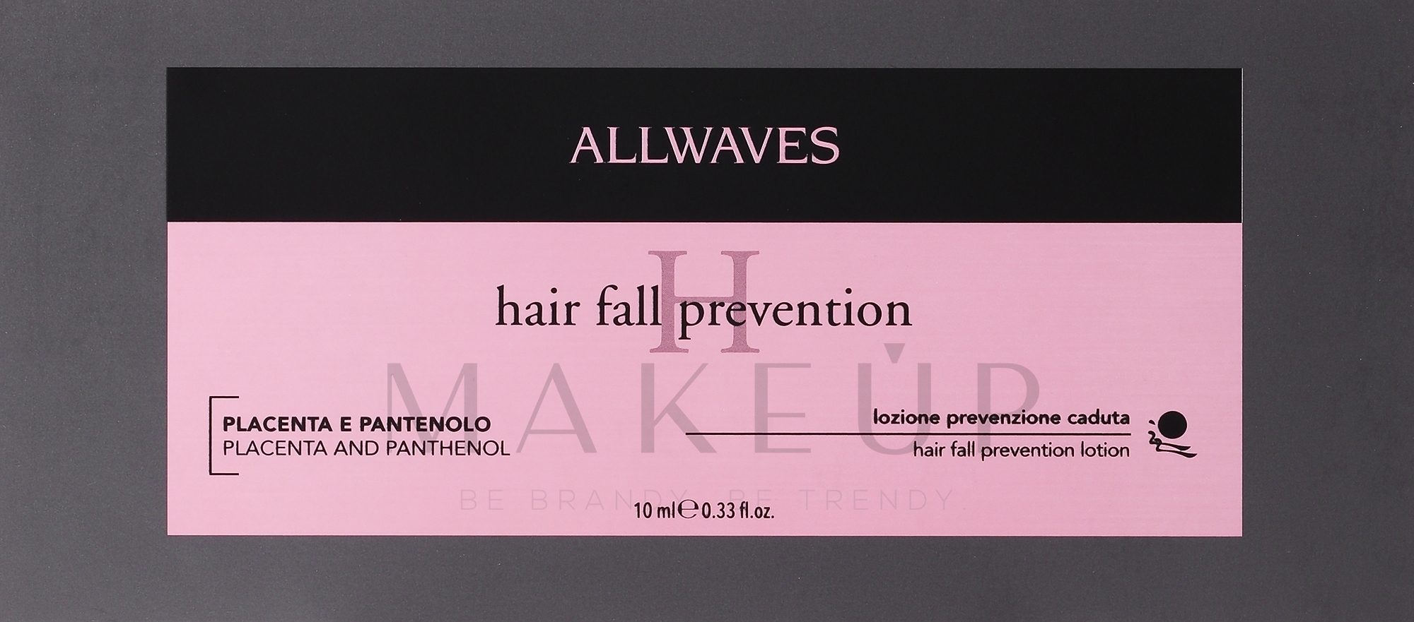 Lotion gegen Haarausfall mit Plazenta und Panthenol - Allwaves Hair Lotion — Foto 12 x 10 ml