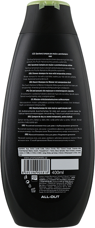 2in1 Shampoo und Duschgel mit Ginkgo Biloba - Lilien For Men Body & Hair All-Out Shower & Shampoo — Bild N2