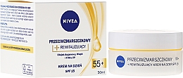 Revitalisierende Anti-Falten-Tagescreme 55+ - NIVEA Anti-Wrinkle Revitalizing Day Cream 55+ — Foto N2
